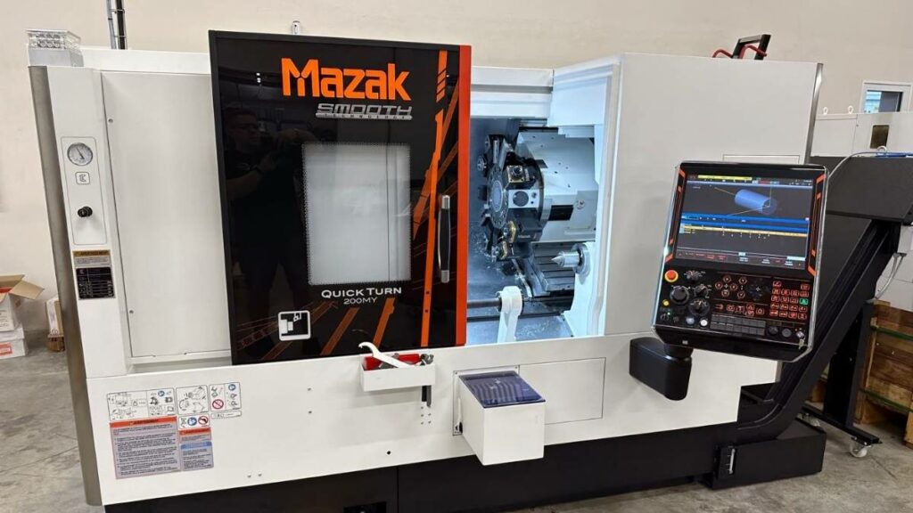 Tour mazak qt200 my 4 axes abprecision